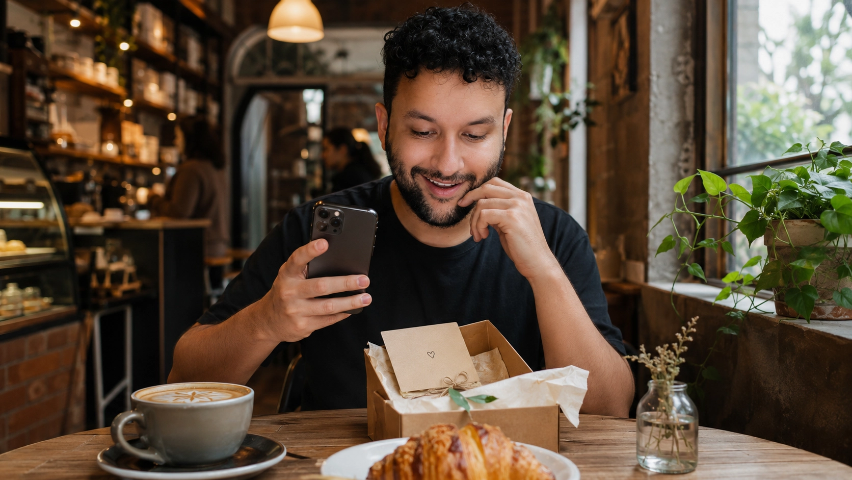 Marketing compartilhável mostrando uma experiência que as pessoas transformam em história